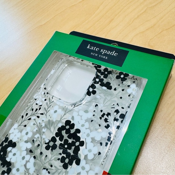 Kate Spade iPhone 14 Pro Max Protective Case - Floral Design MagSafe Compatible - Picture 3 of 4